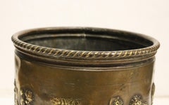 Mid-19th Century French Circular Brass Jardiniere