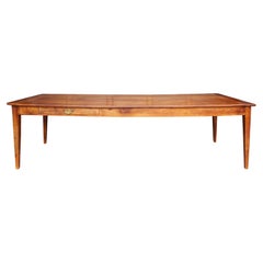 Mid 19th Century French Country Cherrywood Dining Table