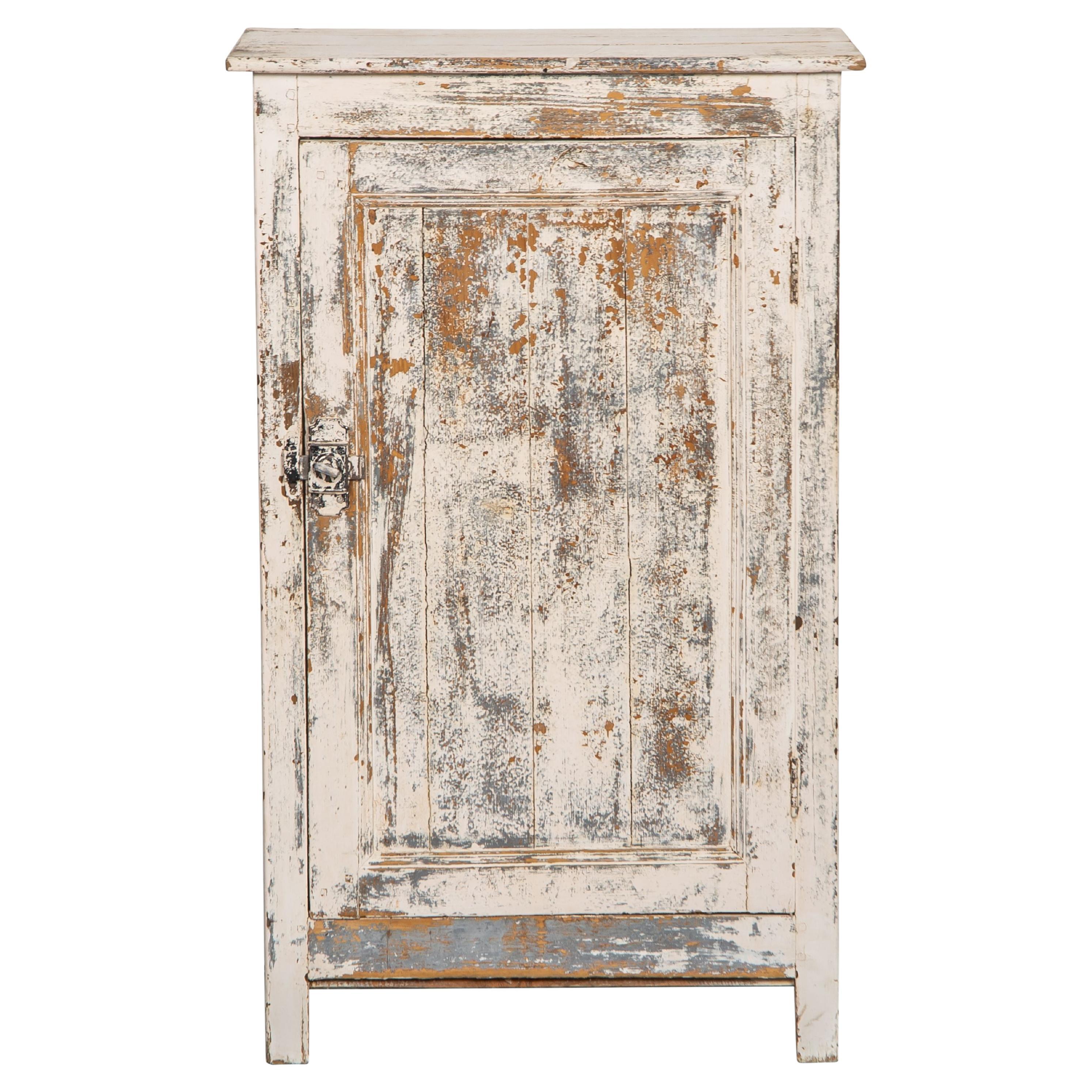 Mid 19th Century French Cream Cabinet