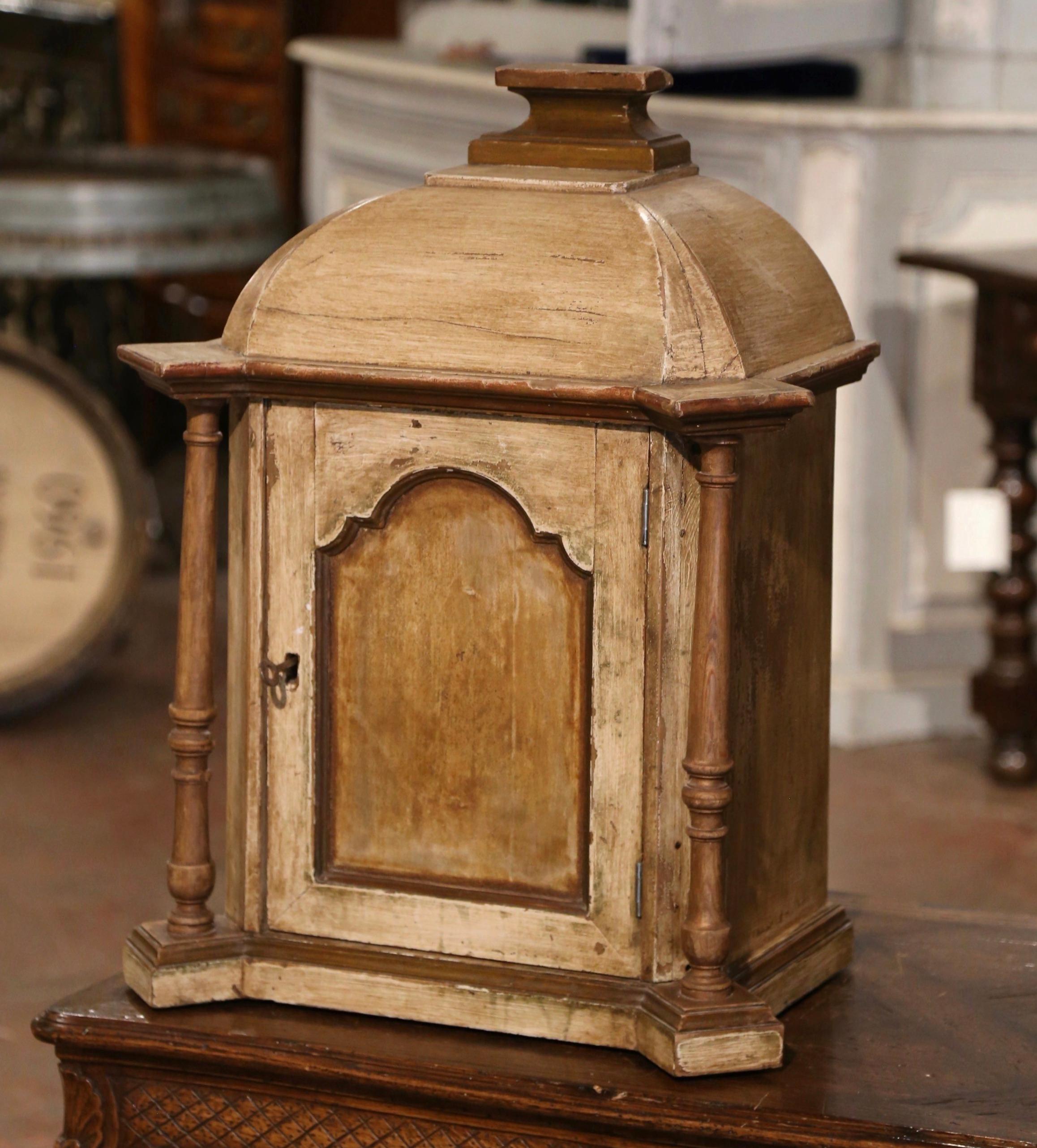Mid-19th Century French Empire Carved Painted 