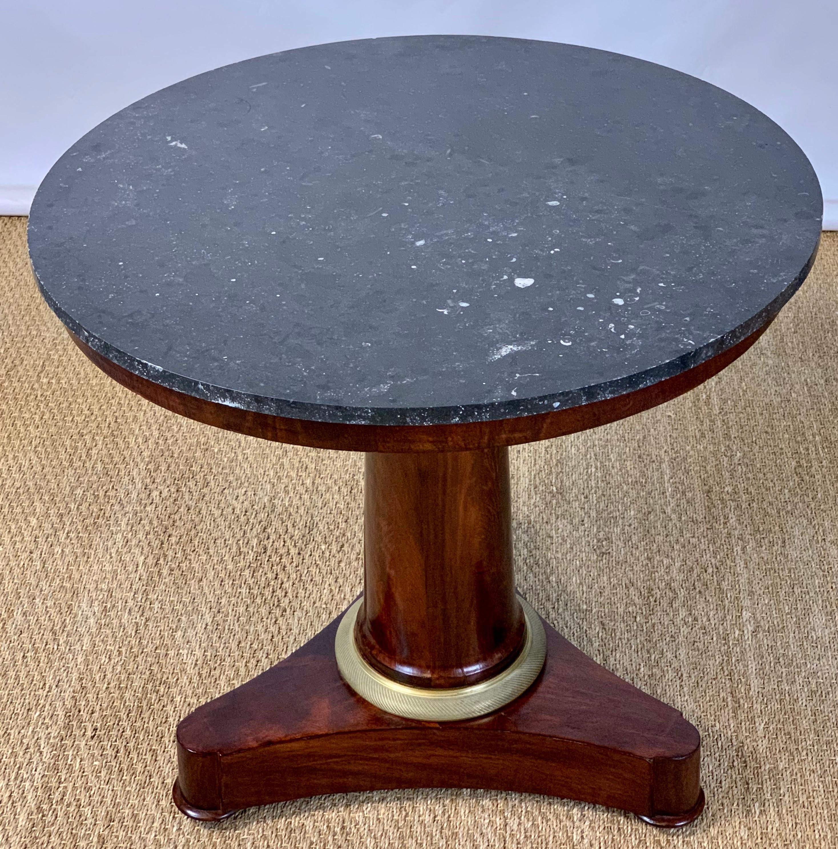 Mid-19th Century French Empire Center Table 1