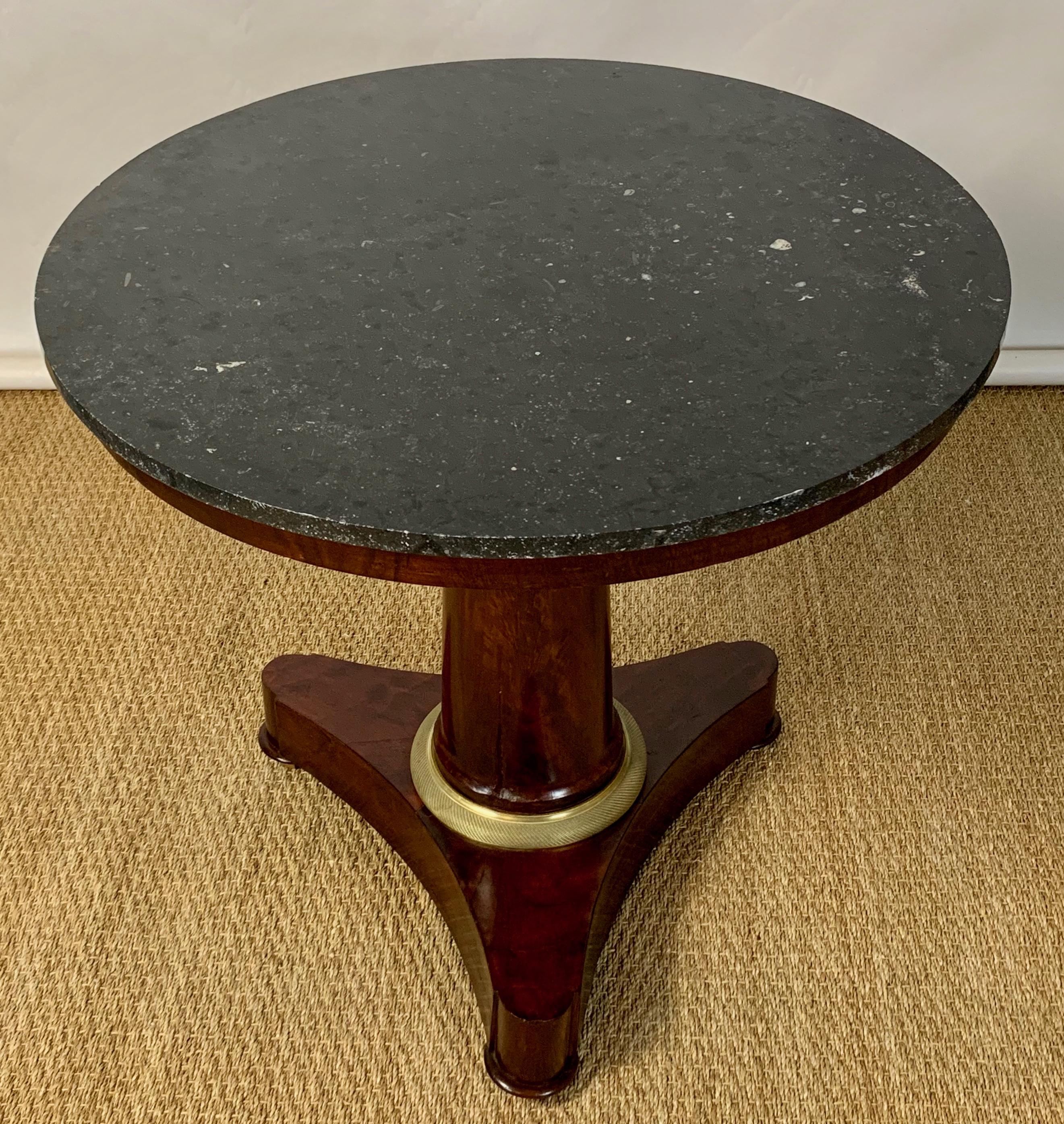 Mid-19th Century French Empire Center Table 2