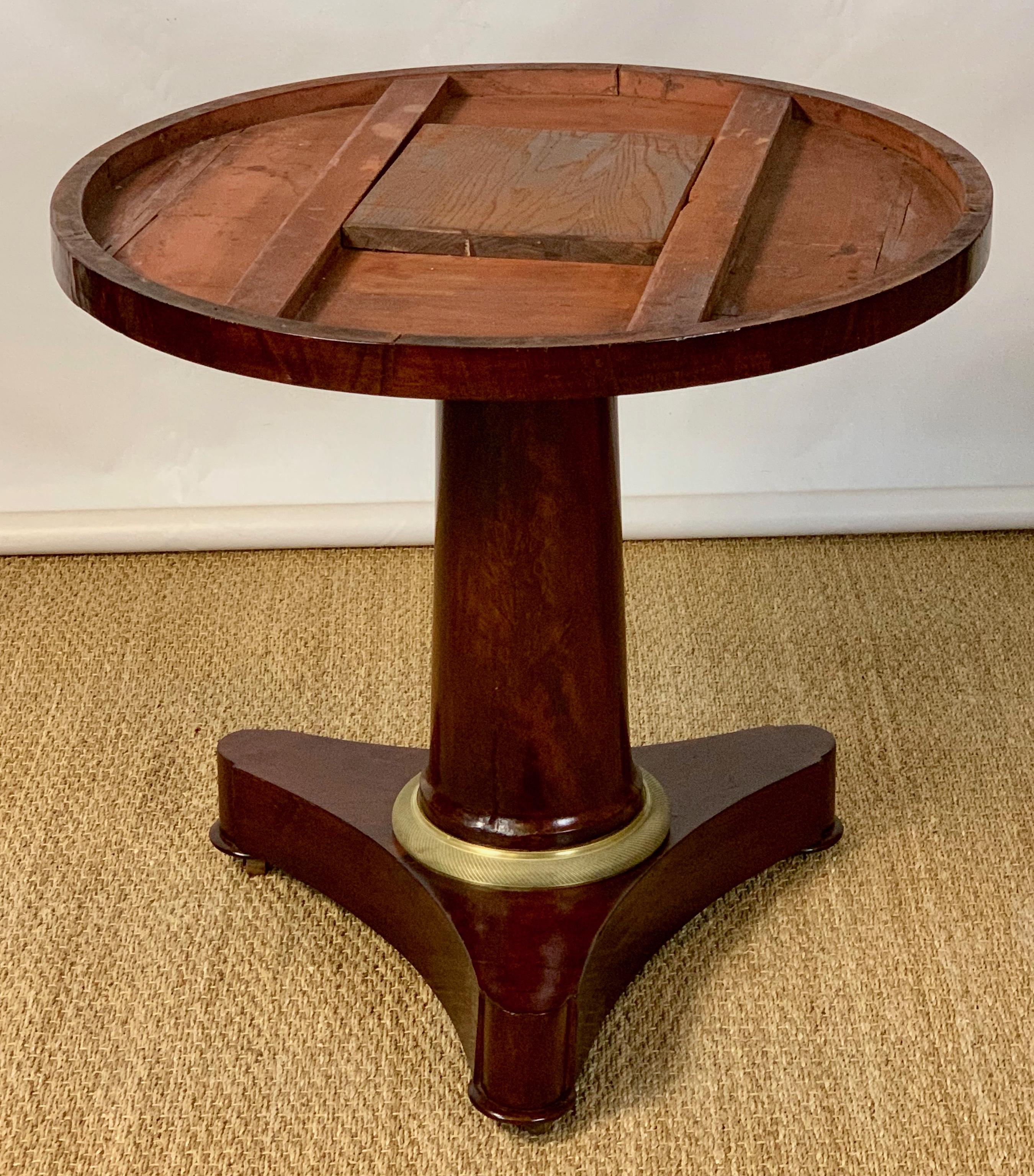 Mid-19th Century French Empire Center Table 3