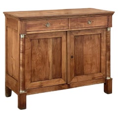 Mid-19th Century French Empire Cherrywood Buffet, Credenza