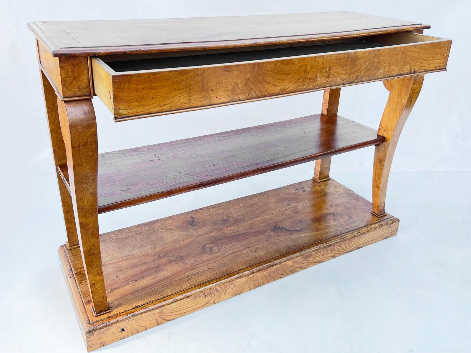 Charles X Mid-19th Century French Empire Console Hall Table