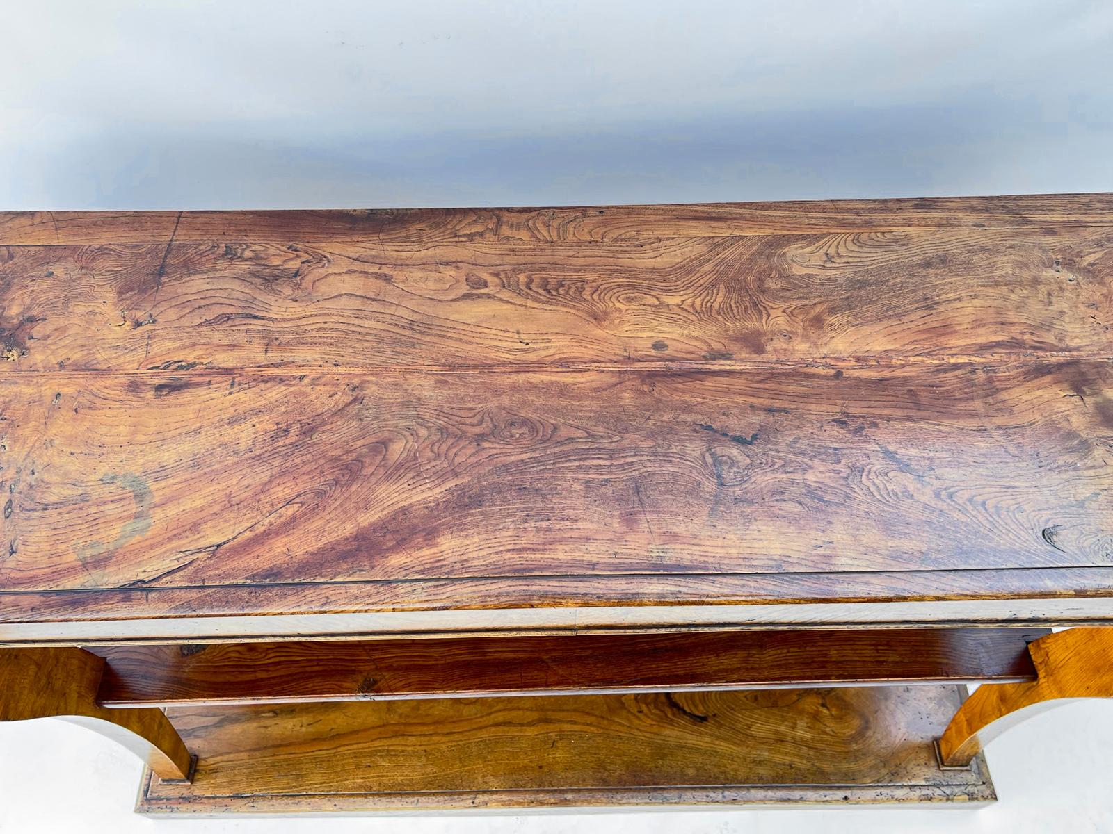 Mid-19th Century French Empire Console Hall Table In Good Condition In West Palm Beach, FL