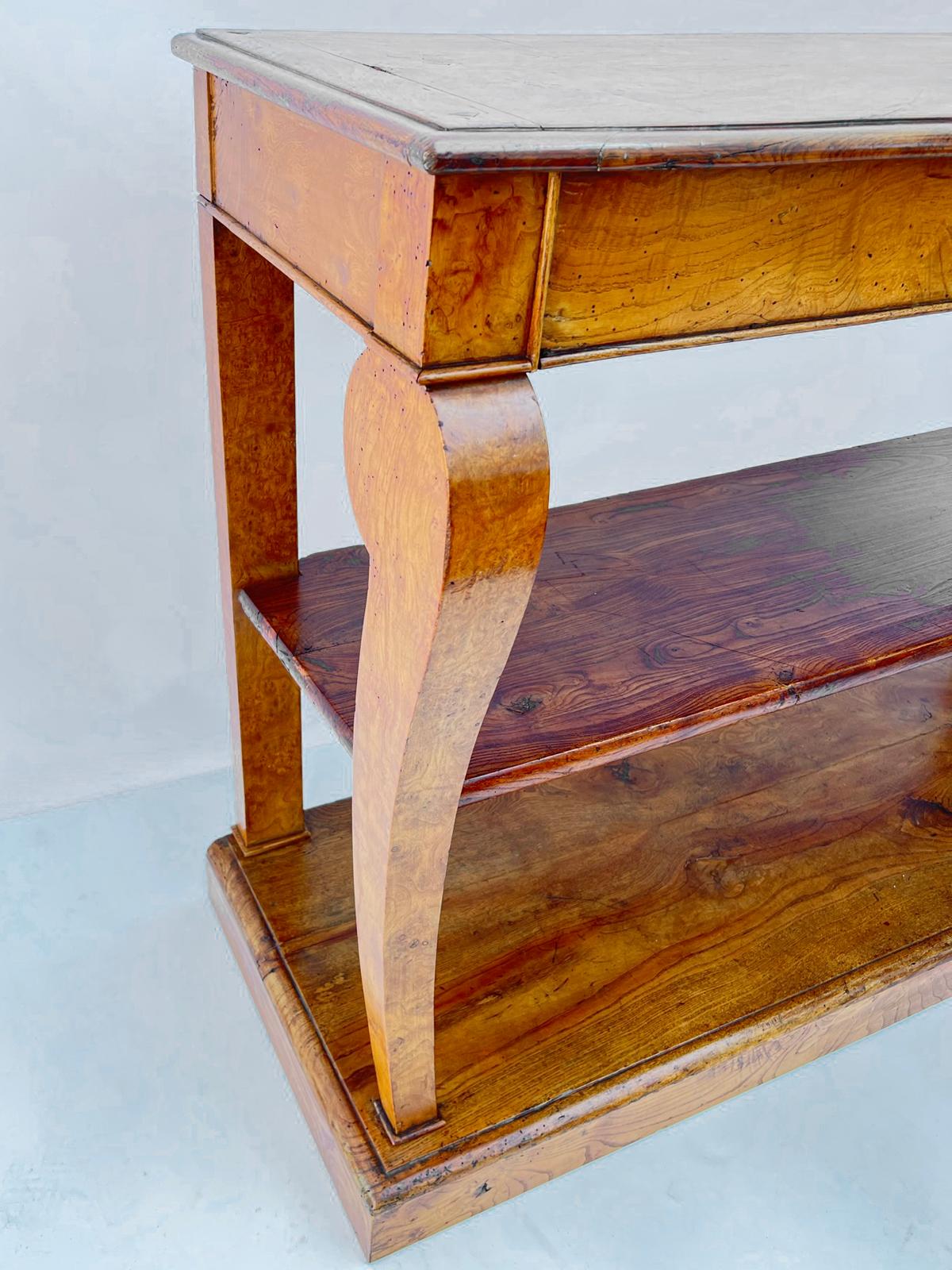 Mid-19th Century French Empire Console Hall Table 2