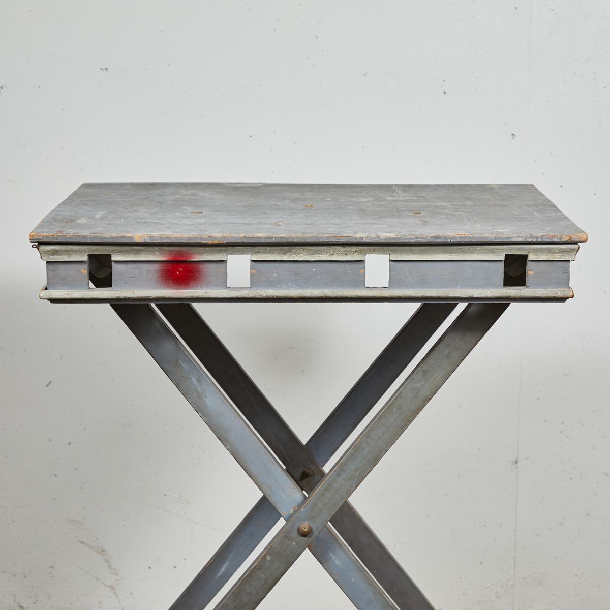 Country Mid-19th Century French Folding Presentation Table For Sale
