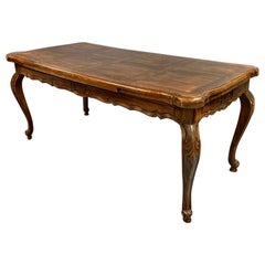 Mid-19th Century French Fruitwood 8 to 10 Seater Extending Dining Table