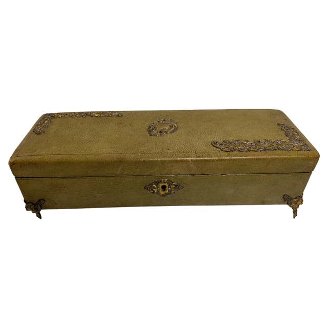 19th Century English Tortoiseshell Box 1820 Gothic Look with Feet For ...