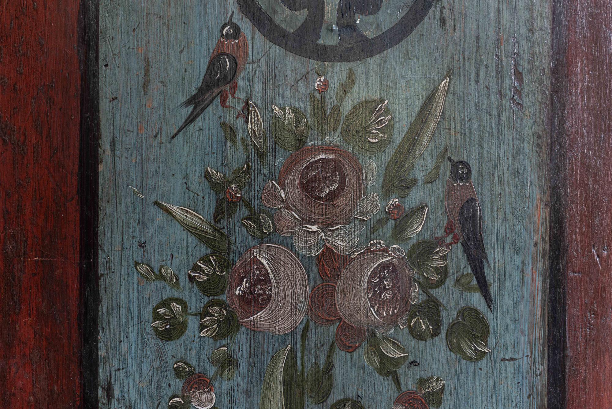 Mid-19th Century French Hand Painted Cupboard, 1849 6