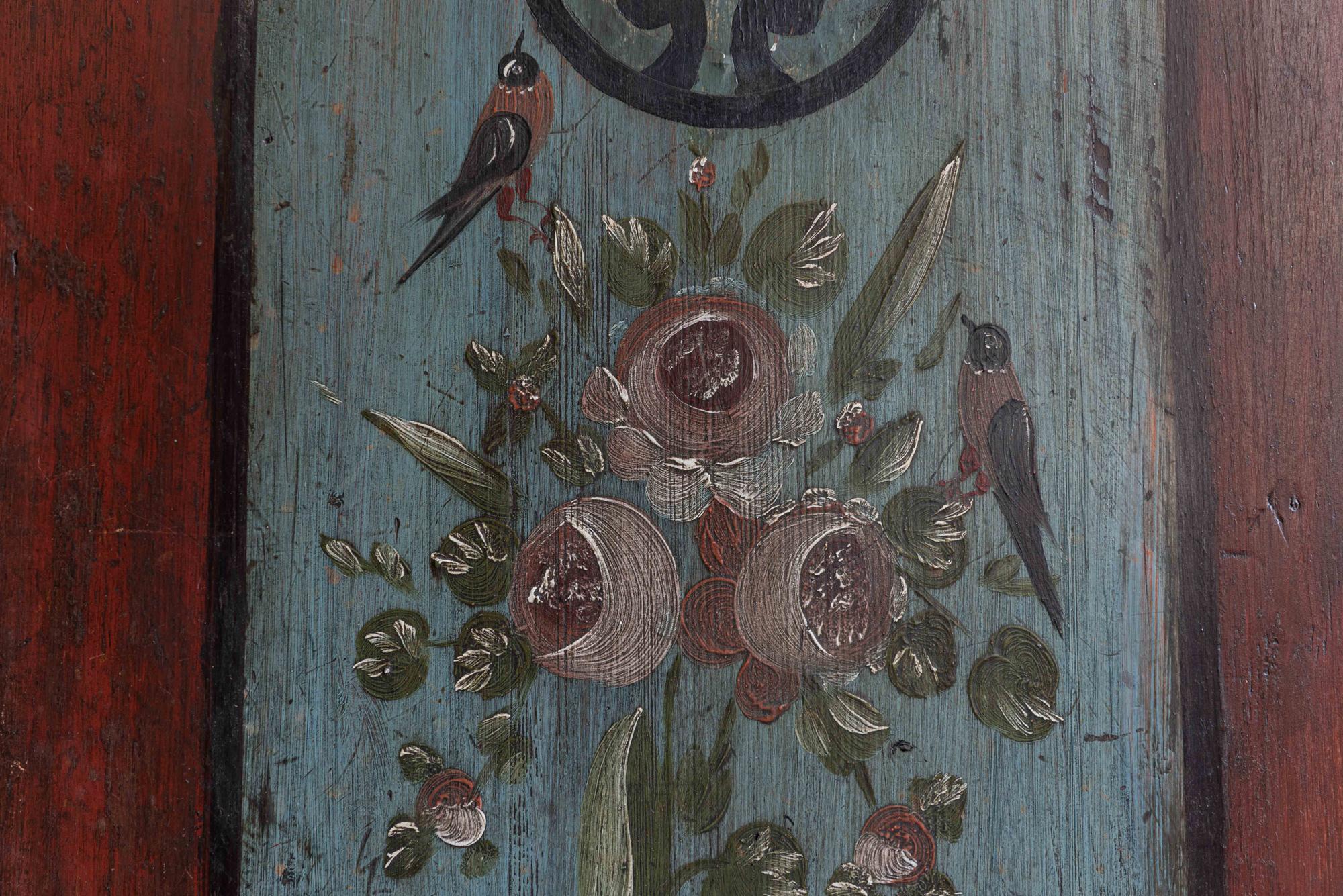 Mid-19th Century French Hand Painted Cupboard, 1849 1