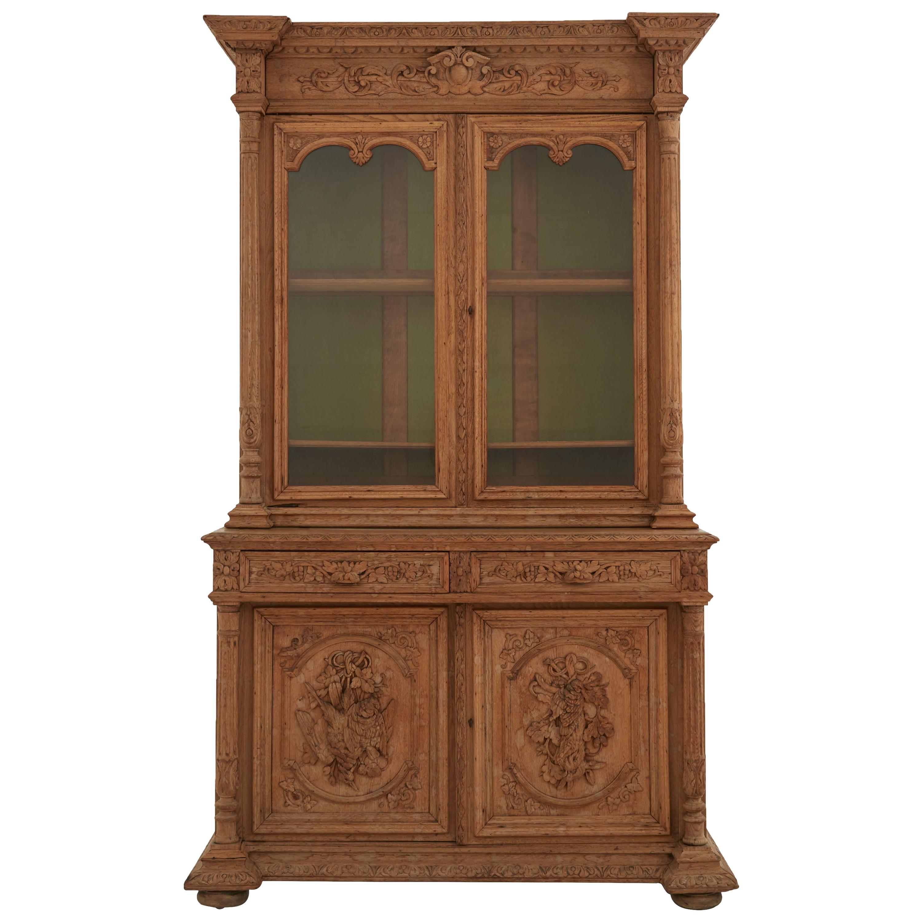 Mid-19th Century French Hunt Cabinet