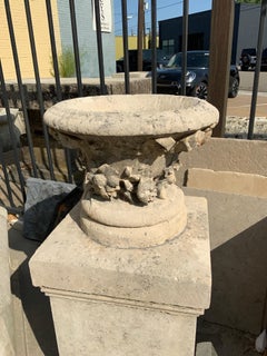 Mid 19th Century French Limestone Planter