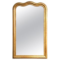 Mid-19th Century French Louis Philippe Giltwood Wall Mirror