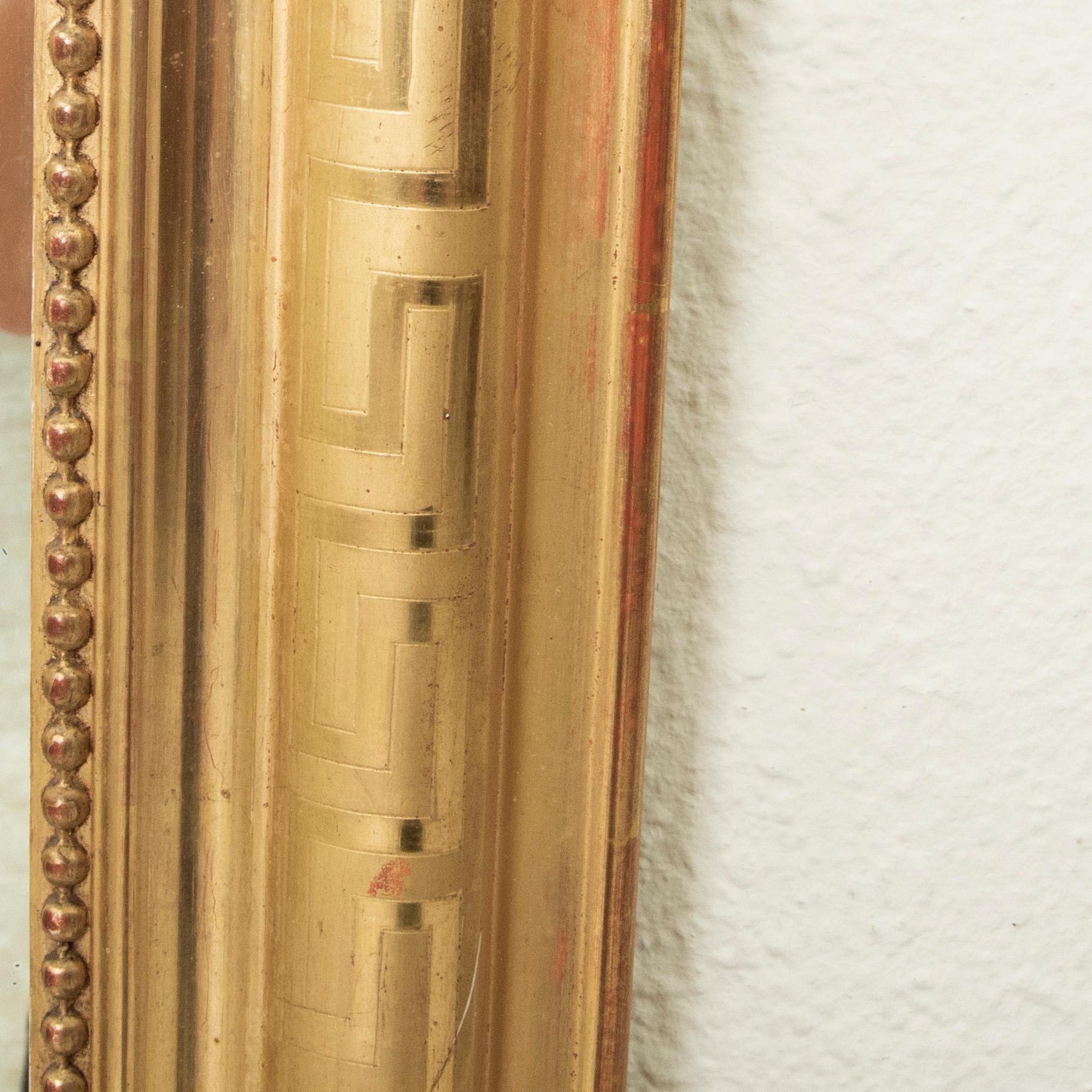 Specchio in legno dorato francese del periodo Louis Philippe della metà del XIX secolo 5