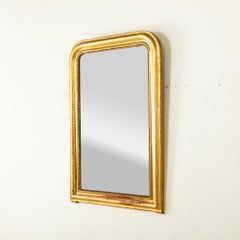 Mid-19th Century French Louis Philippe Period Gilt Wood Mirror