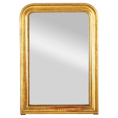 Mid-19th Century French Louis Philippe Period Gilt Wood Mirror