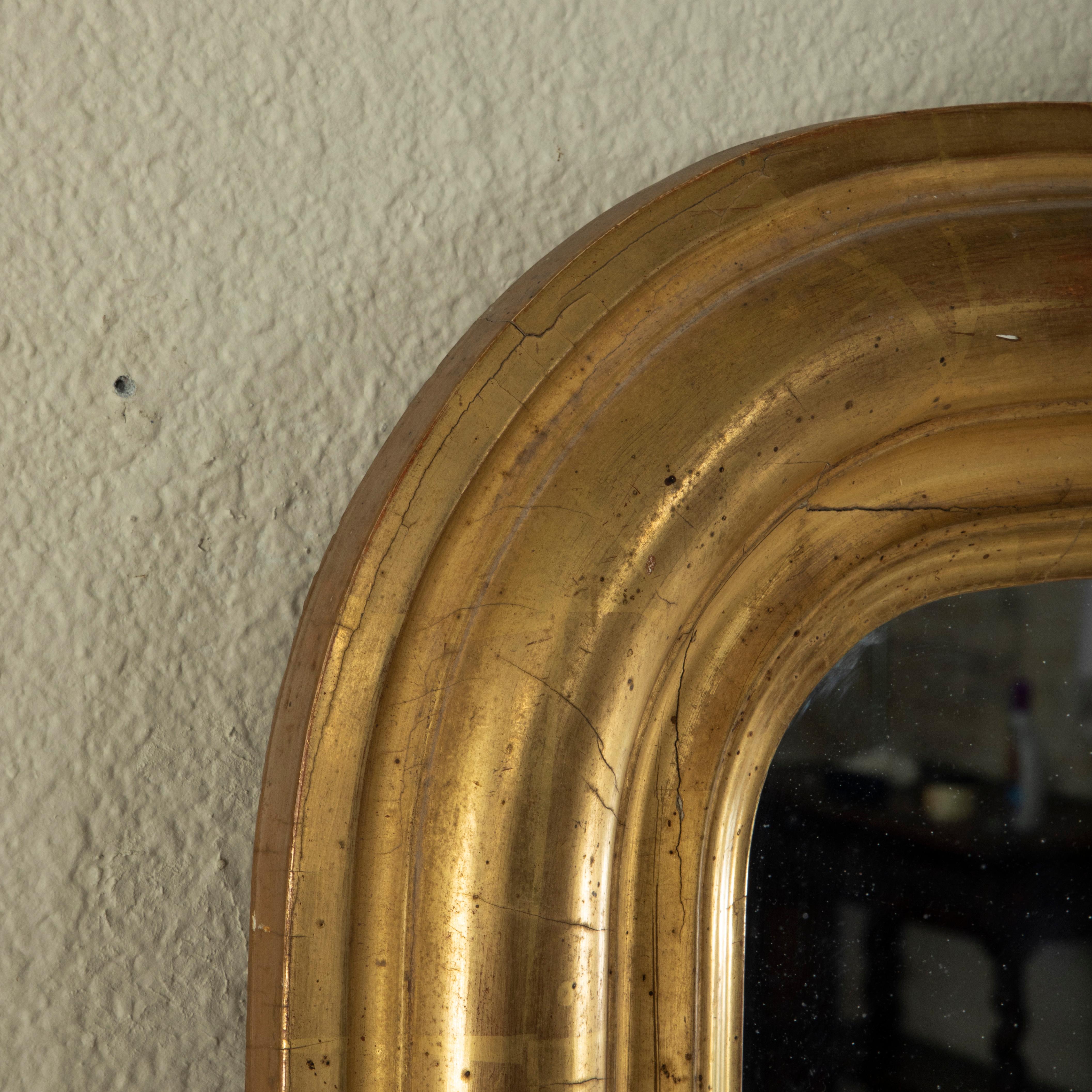 Mid-19th Century French Louis Philippe Period Giltwood Mirror 2