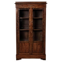 Mid-19th Century French Louis Philippe Period Mahogany Bookcase, Bibliotheque