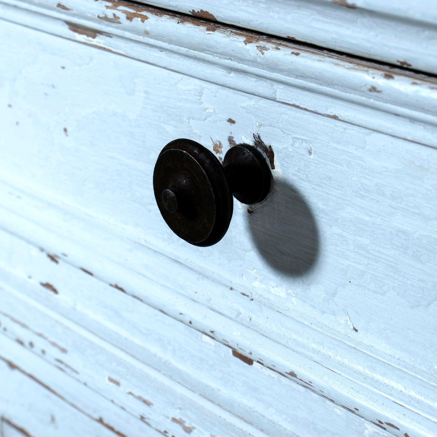 Mid-19th Century French Louis Philippe Period Painted Bookcase/Buffet Deux Corps im Angebot 5