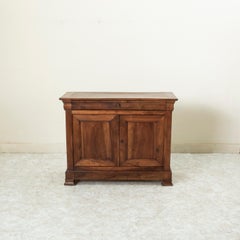 Mid-19th Century French Louis Philippe Period Walnut Buffet or Sideboard