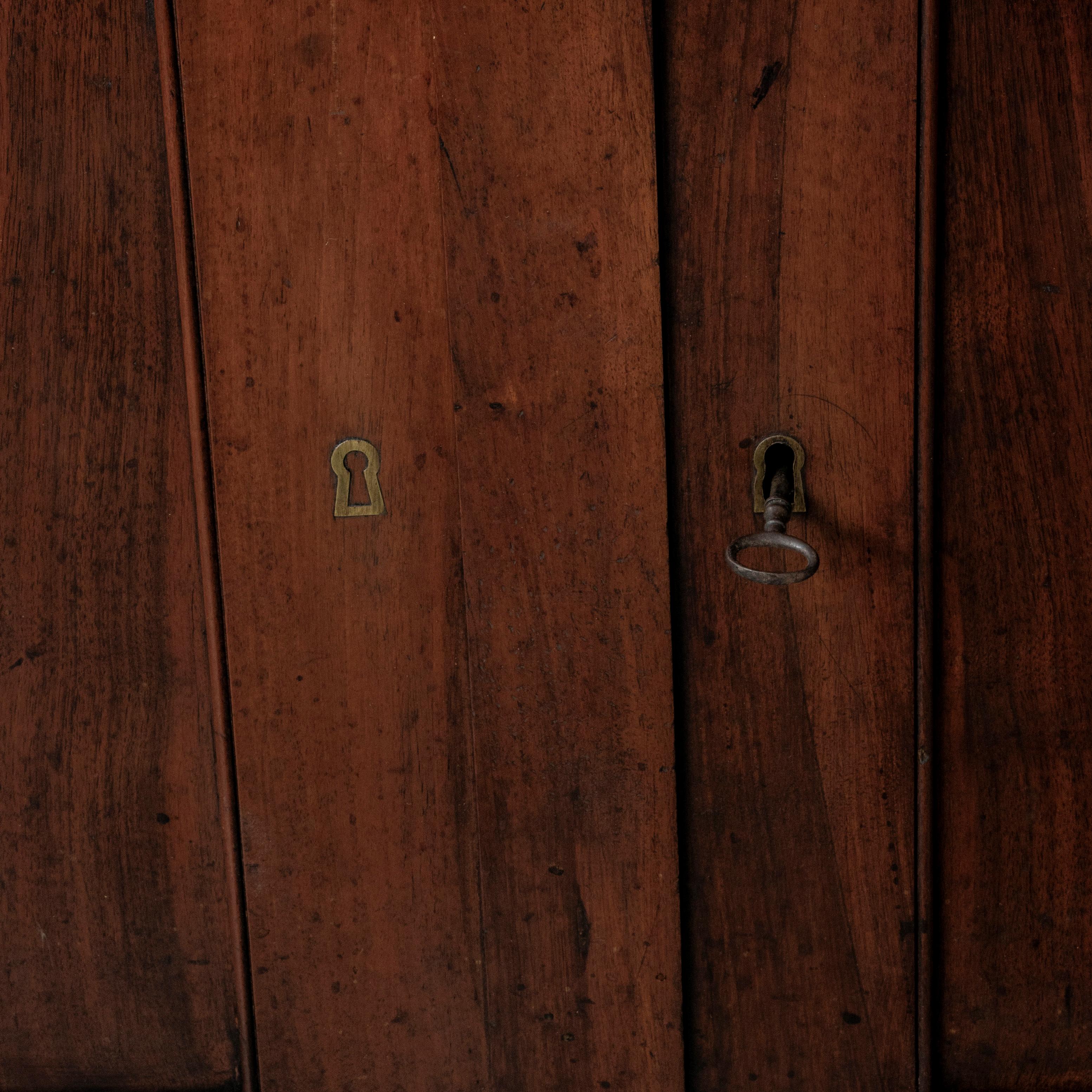 Enfilade in noce in stile Louis Philippe della metà del XIX secolo, credenza, marmo in vendita 6