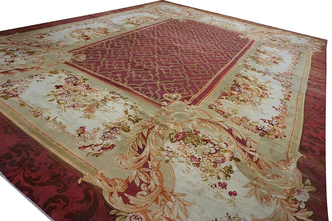 Mitte des 19. Jahrhunderts Französisch Louis Philleppe Periode Savonnerie Teppich (Wolle) im Angebot