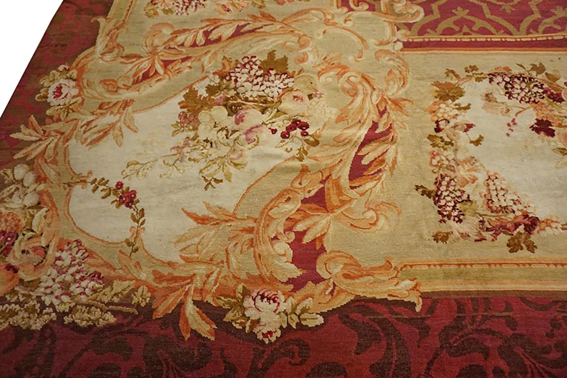 Mitte des 19. Jahrhunderts Französisch Louis Philleppe Periode Savonnerie Teppich im Angebot 1