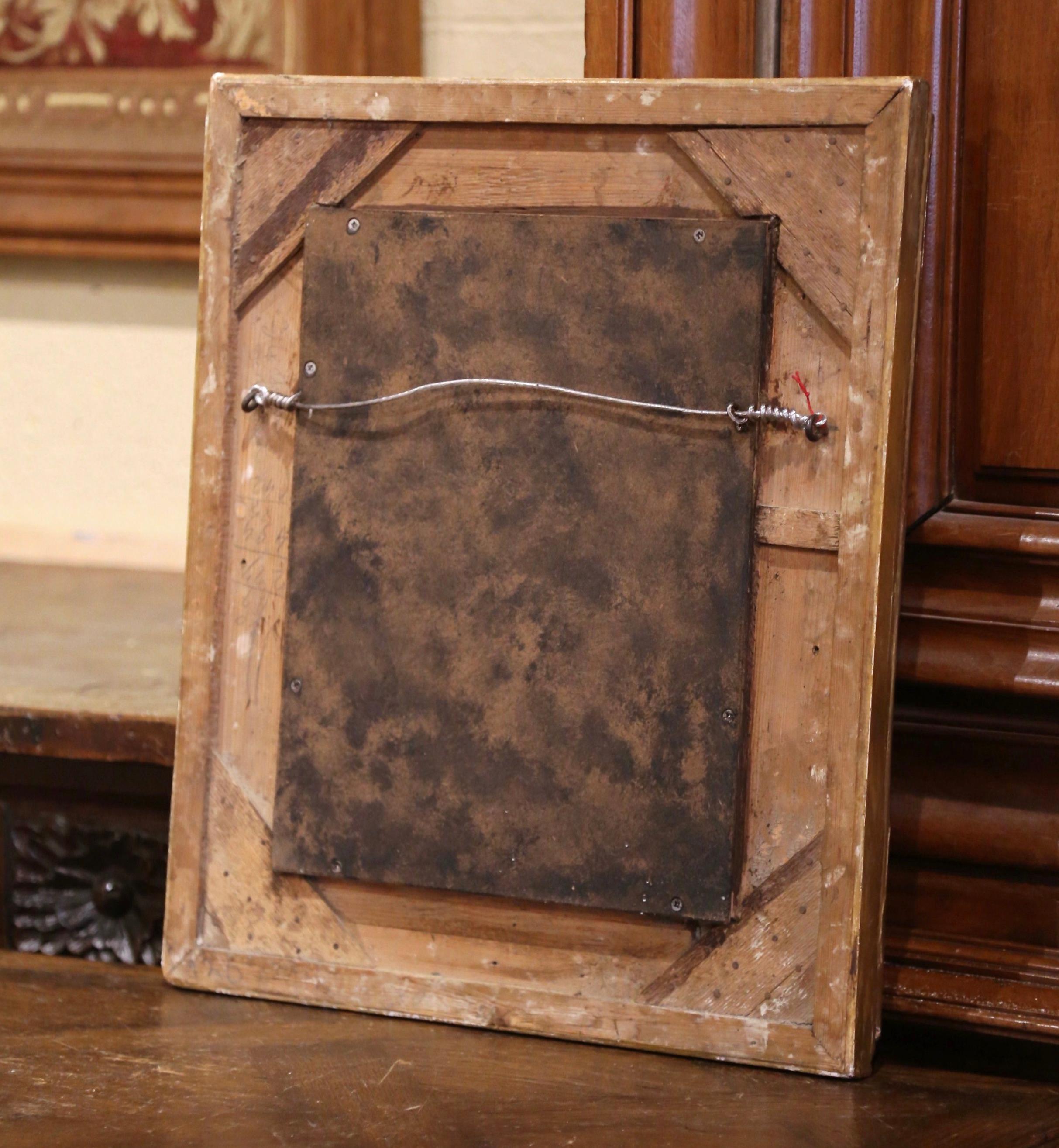 Mid-19th Century French Louis XV Carved Giltwood Wall Mirror 3