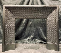 Mid-19th Century French Louis XV Cast Iron Fireplace Insert