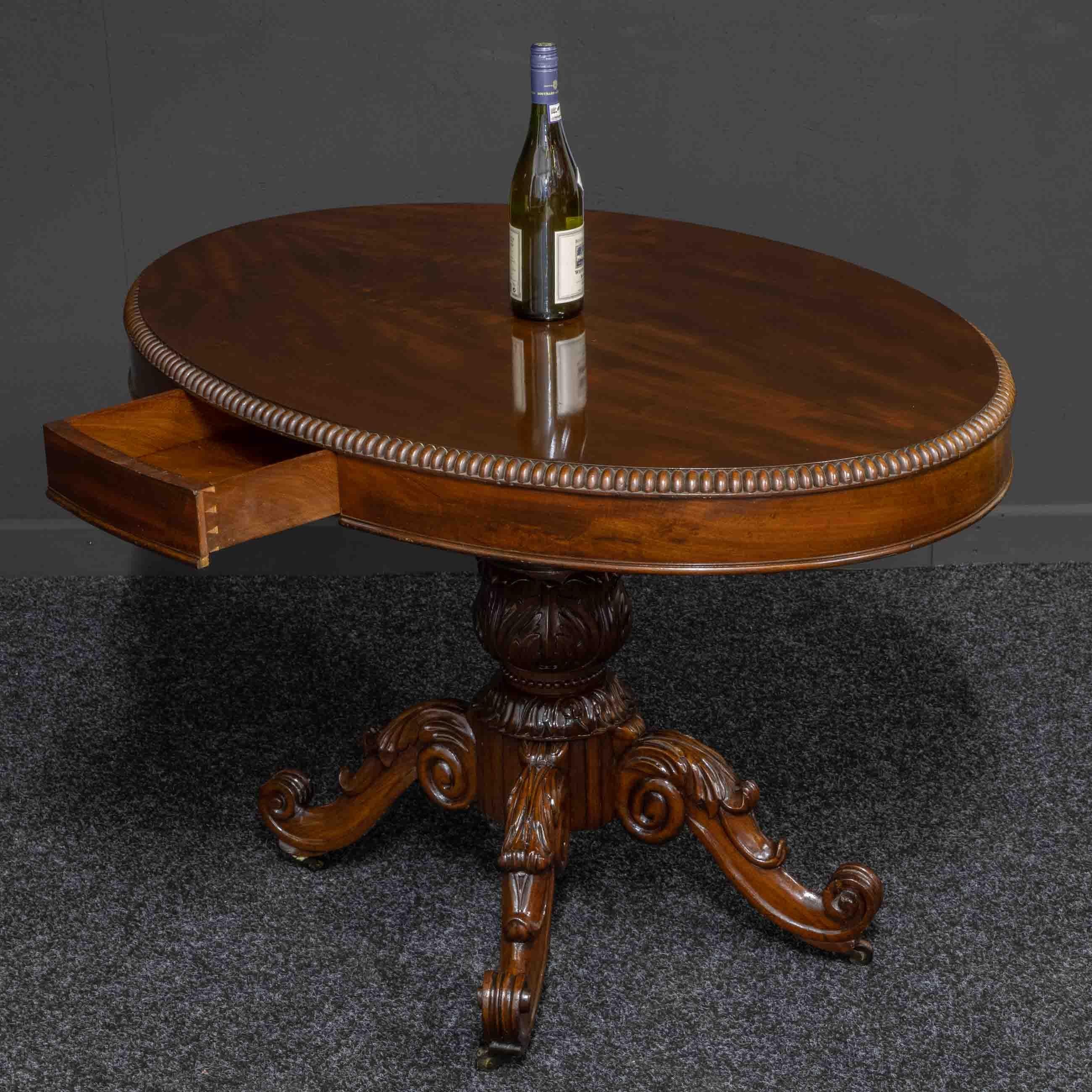 Mid-19th Century French Mahogany Table In Good Condition For Sale In Manchester, GB