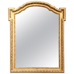 Specchio da parete in foglia d'oro intagliato Napoleone III, metà del XIX secolo