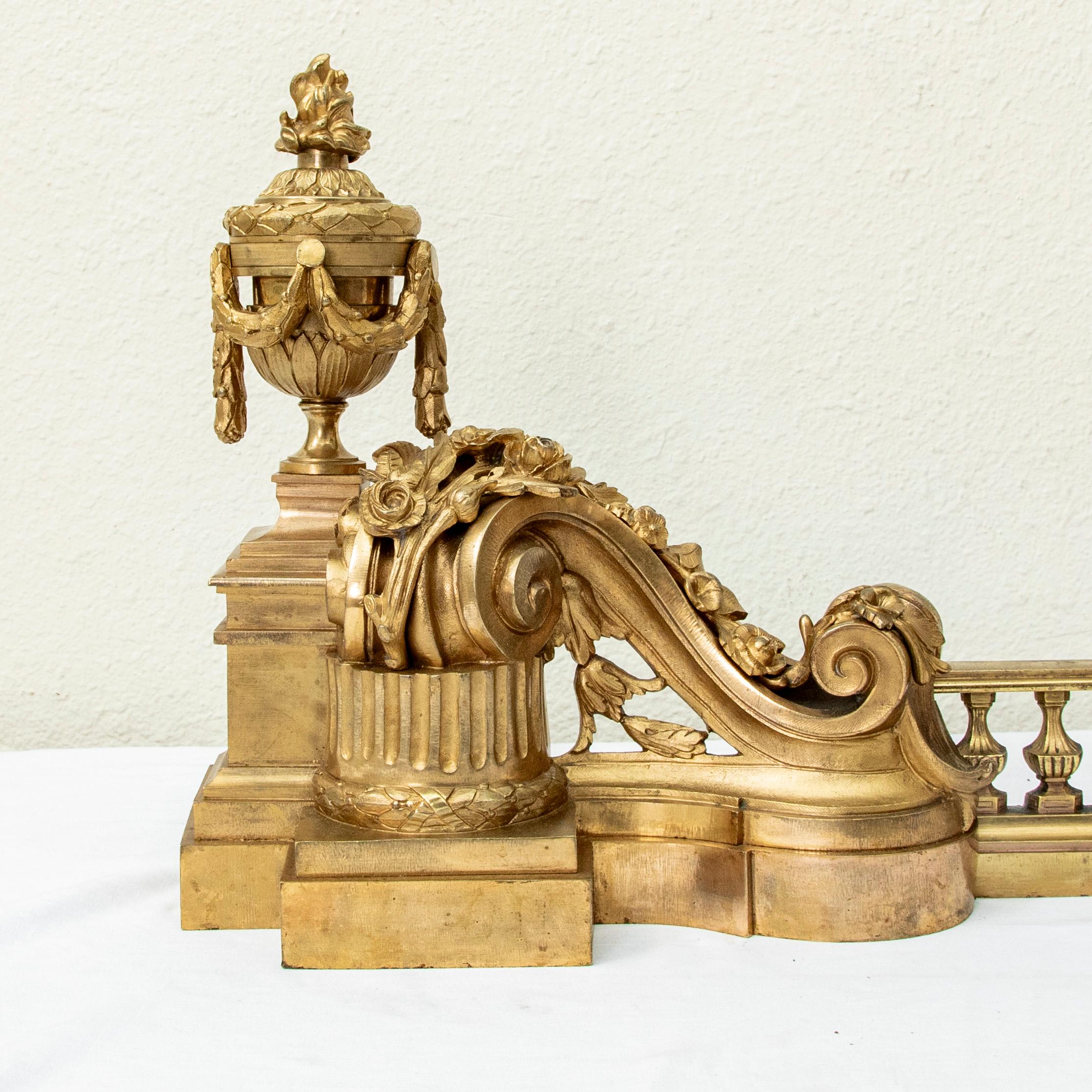 Bronzo Parafuoco francese della metà del XIX secolo, periodo Napoleone III, in bronzo in vendita