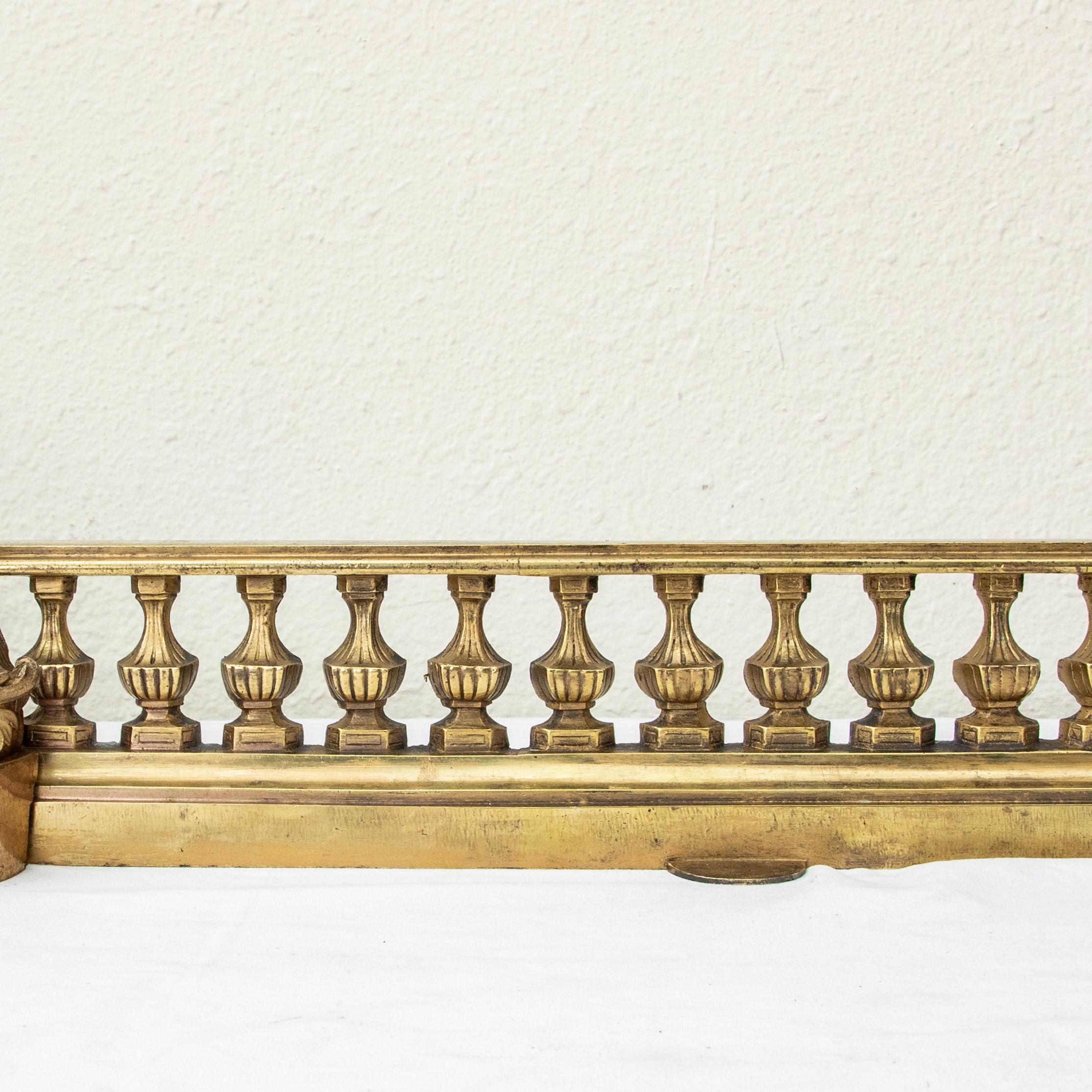 Parafuoco francese della metà del XIX secolo, periodo Napoleone III, in bronzo in vendita 1