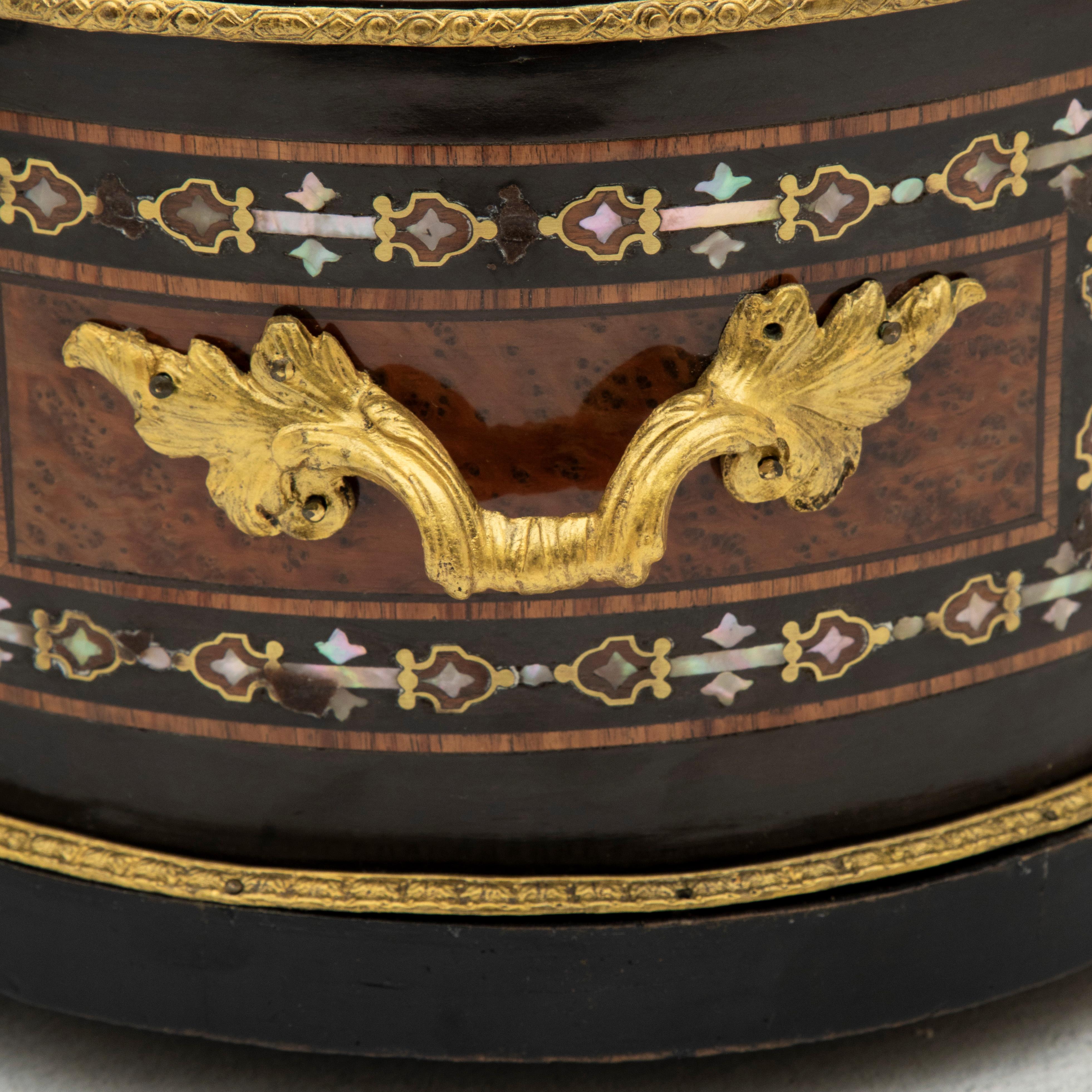 Mid-19th Century French Napoleon III Period Marquetry Jardiniere or Planter 3