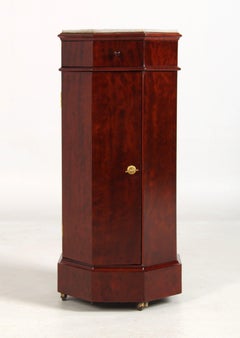 Mid 19th Century French Octagonal Drum Cabinet, Pedestal, Stand