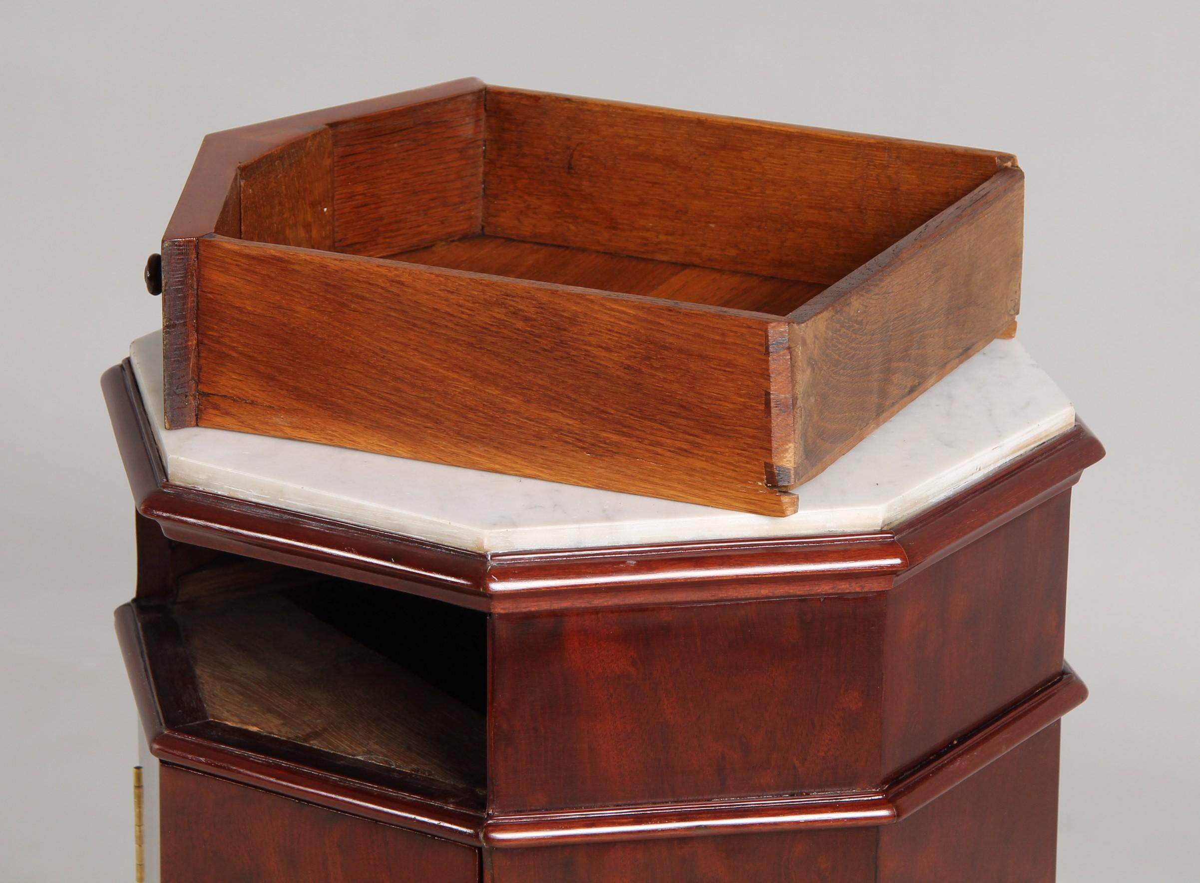 Mid 19th Century French Octagonal Drum Cabinet, Pedestal, Stand For Sale 1