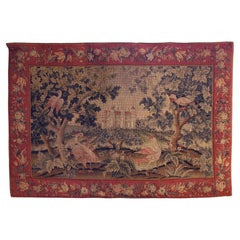 Used Mid-19th Century French or German Needlepoint & Petit Point Tapestry