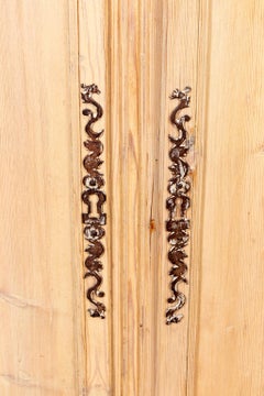 Mid-19th Century French Pine Corner Cabinet