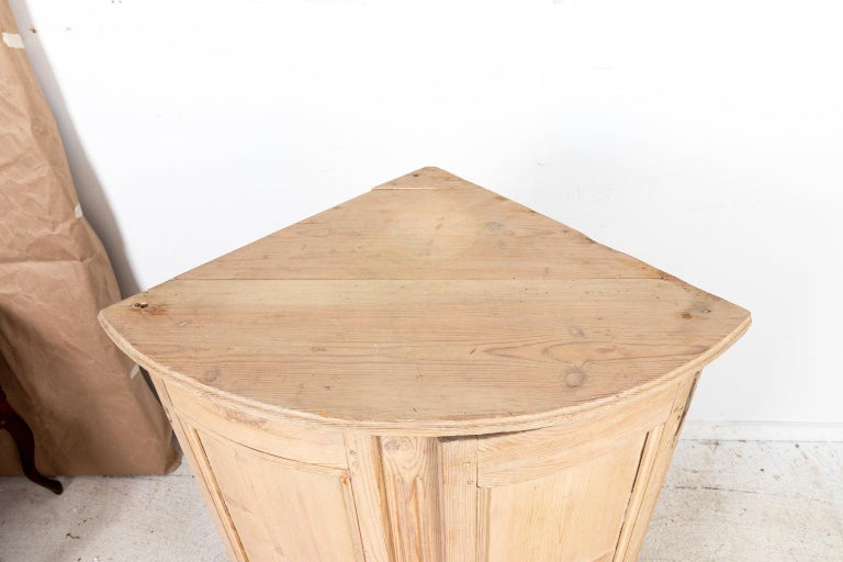 Mid19th Century French Pine Corner For Sale at 1stDibs