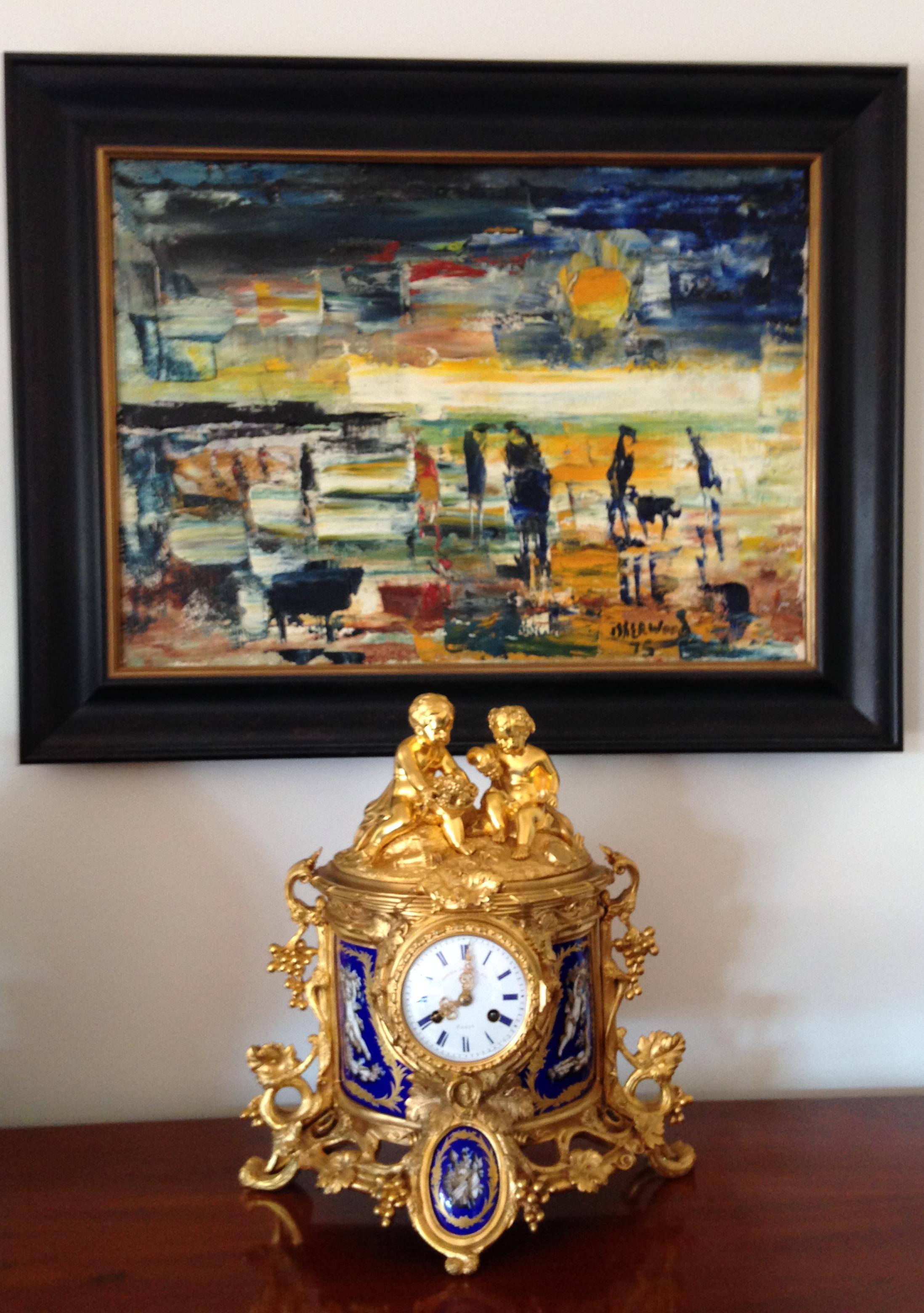 Ormolu Mantel Clock, Retailed by Howell James London & Paris, 19th Century For Sale 5