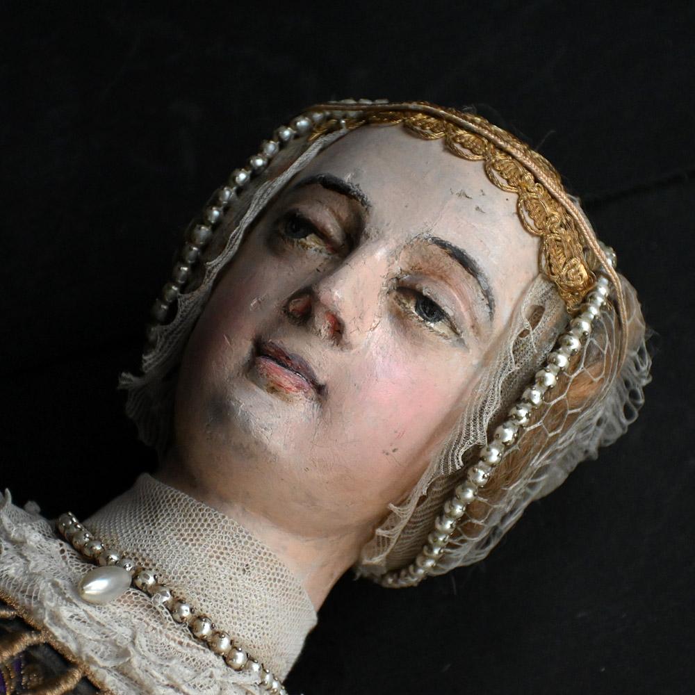 Figure de procession française du milieu du 19e siècle en vente 4