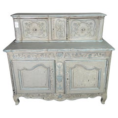 Mid 19th Century French Provencal Painted Buffet