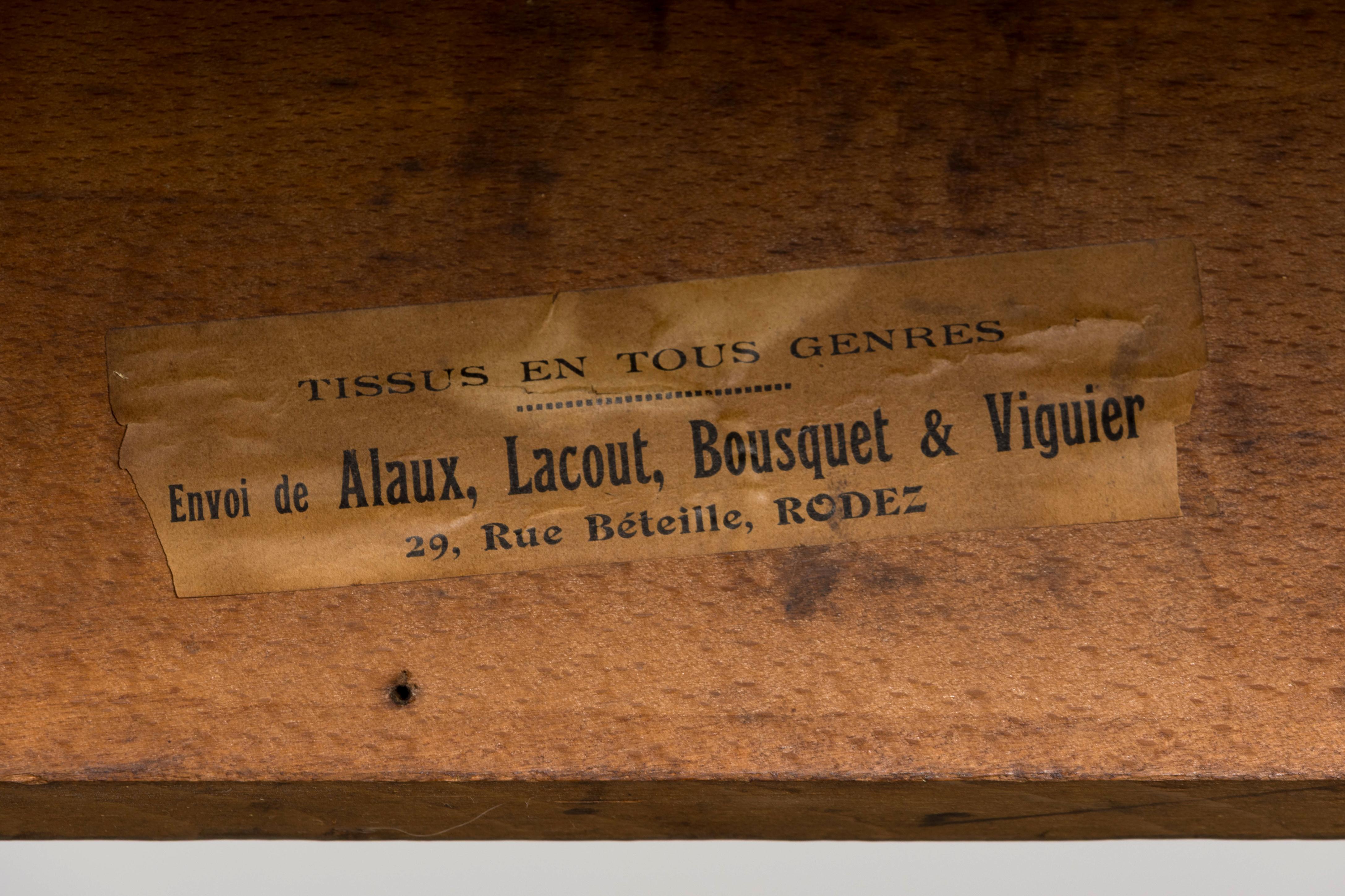Mid 19th Century French Provincial Oak Draper’s Console Table at 1stDibs