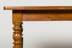 Mid-19th Century French Provincial Walnut Harvest Table