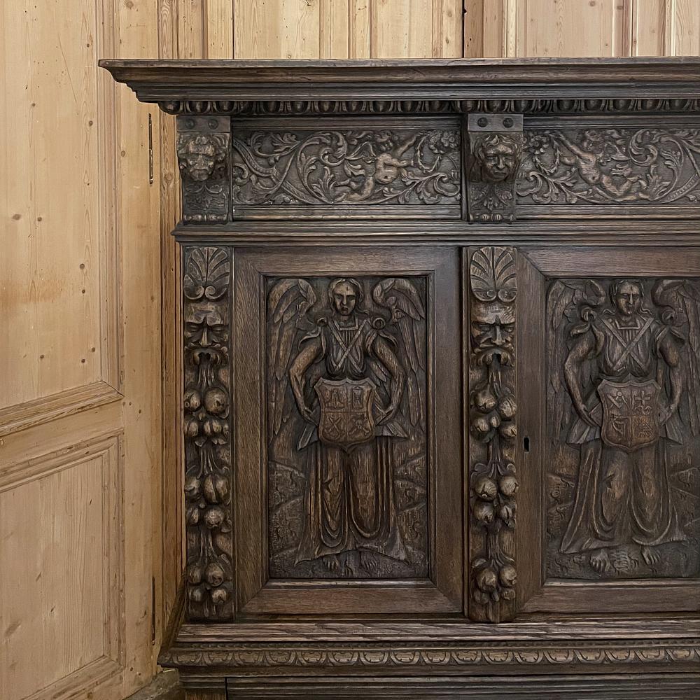 Mid-19th Century French Renaissance Raised Cabinet 4