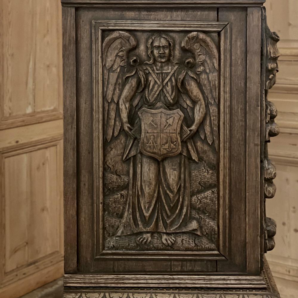 Mid-19th Century French Renaissance Raised Cabinet 9