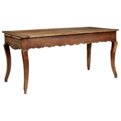 Mid-19th Century French Rustic Chestnut Farmhouse Table