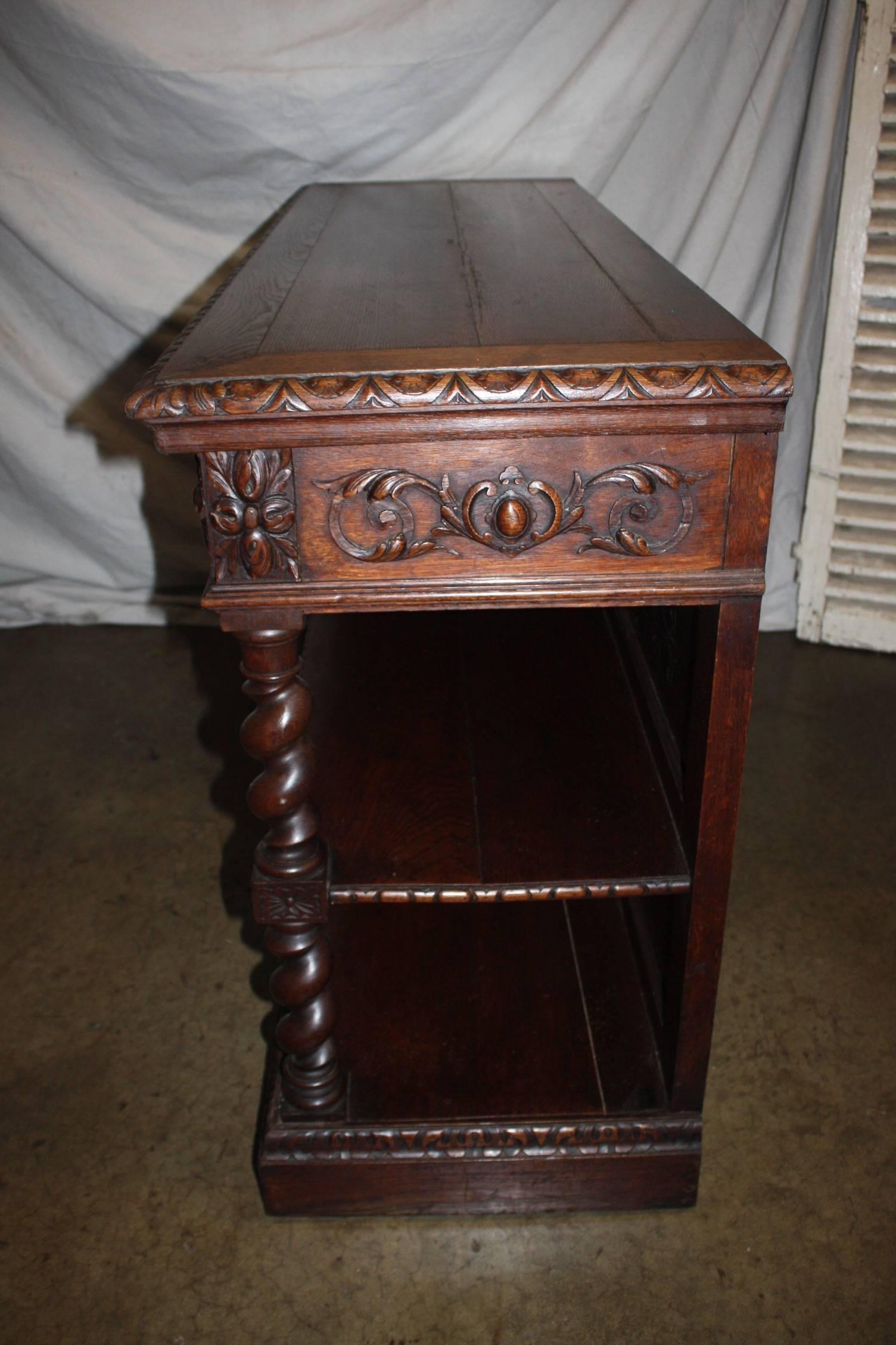 Oak Mid-19th Century French Server